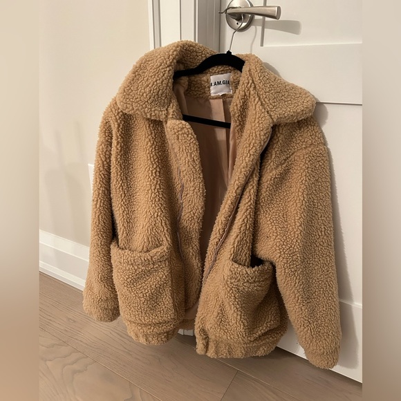 I am Gia teddy bear coat - Picture 2 of 2